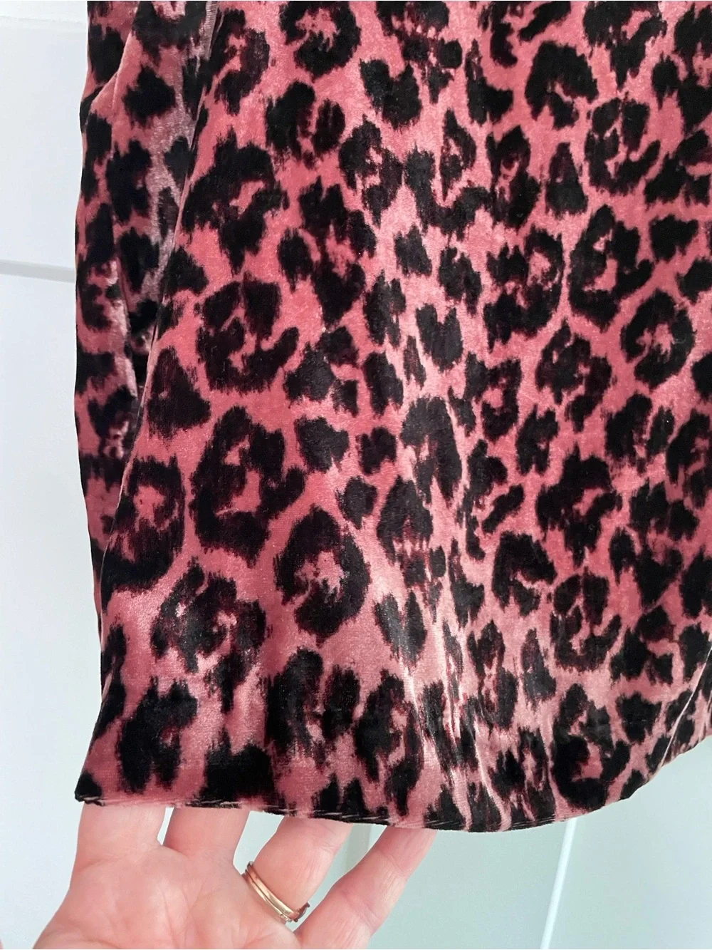 J.Crew Always Velvet Leopard Print Silk Blend Tank Top Size 12